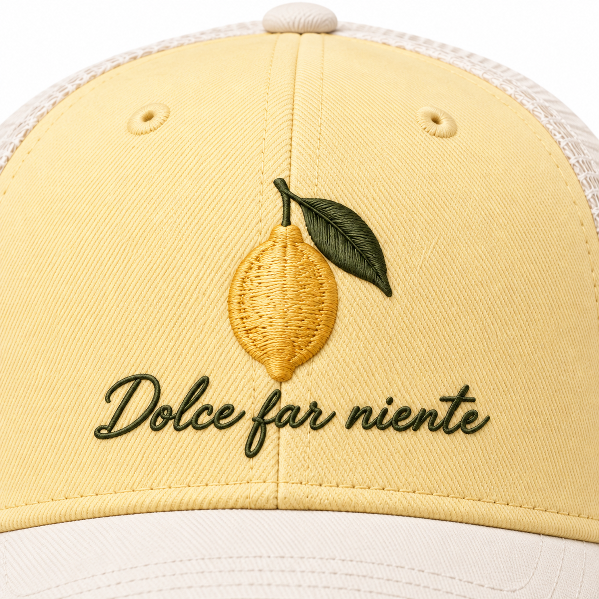 Dolce Far Niente — embroidery detail